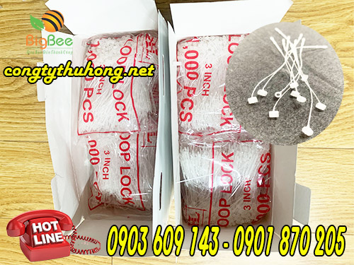 Dây nhựa treo nhãn mác đầu tròn