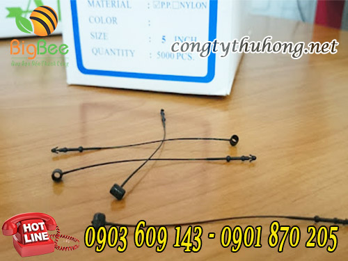 Đạn xỏ nhựa đen đầu tròn