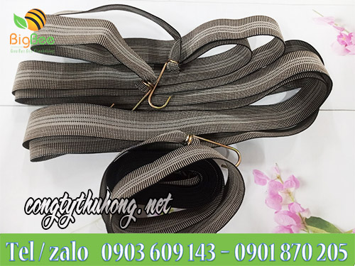 Dây buộc hàng bố xám bản 5cm dài 5m