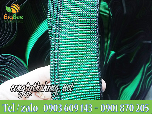 Dây ràng bố xanh được dệt rất chắc chắn