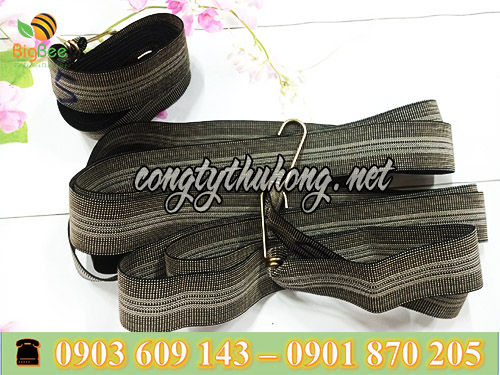 Dây buộc chở hàng bố xám bản 5cm dài 5m