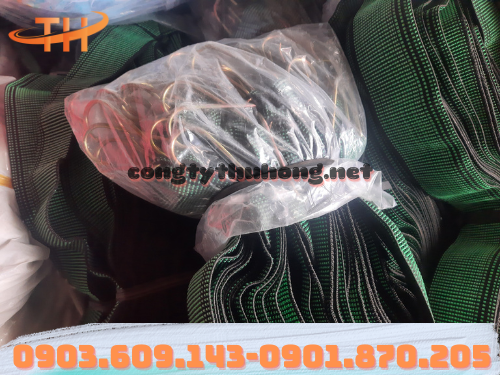 Dây bố xanh bản dẹt 5cm