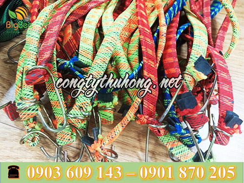 Dây thun chằng chở hàng nhiều màu bản 1,5cm