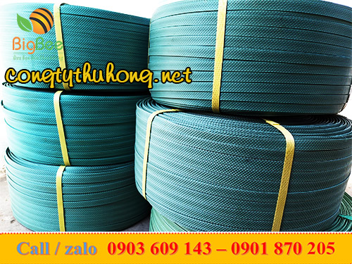 Cuộn 20kg dây đai nhựa đóng kiện bản rộng 1f5