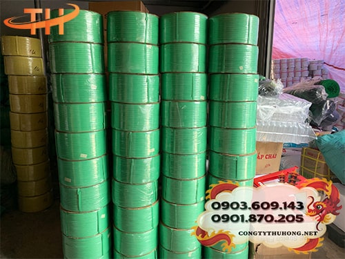Dây đai nhựa PP màu xanh Dây đai nhựa PP giá rẻ nhất TPHCM