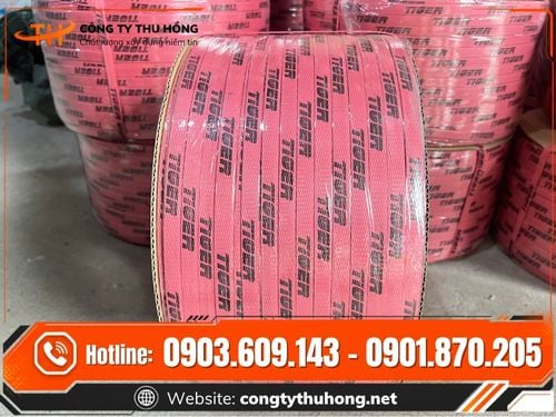 Dây đai nhựa PP in chữ Dây đai nhựa PP in logo giá sỉ