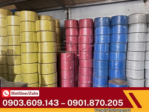Dây đai nhựa PP in logo Dây đai nhựa PP in logo giá tốt tại xưởng