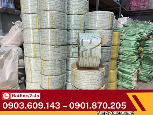 Dây đai nhựa PP in logo Dây đai nhựa PP in logo theo yêu cầu giá tốt