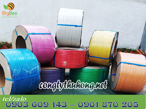 Dây đai nhựa PP buộc hàng bảng rộng 1f4