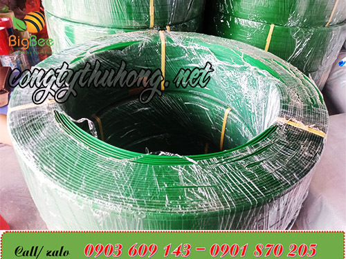 Cuộn dây đai pet 1f6 xanh lá 20kg