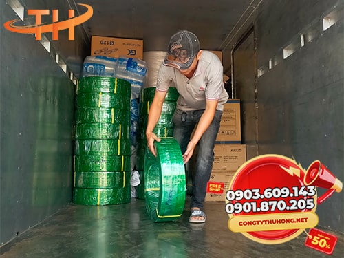 Dây đai PET đóng hàng Dây đai PET đóng hàng giá sỉ TPHCM