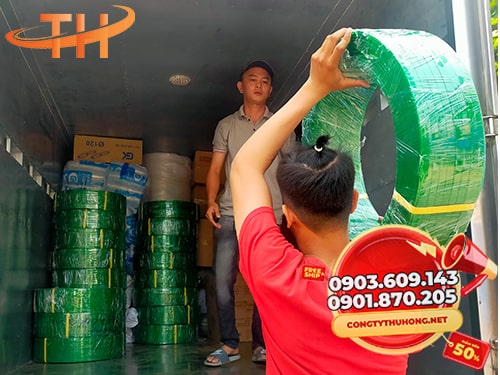 Dây đai PET đóng hàng Dây đai PET đóng hàng TPHCM