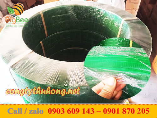 Dây đai nhựa PET bề mặt có gai cuộn 20kg