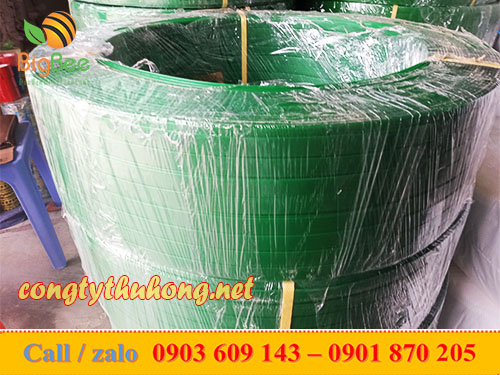 Cuộn dây đai nhựa PET nhẵn 1f6 * 20kg