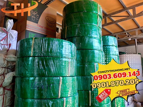 Dây đai PET xanh Dây đai PET số lượng lớn