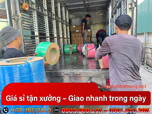 Dây đai PP đóng thùng Dây đai PP đóng thùng, siết pallet