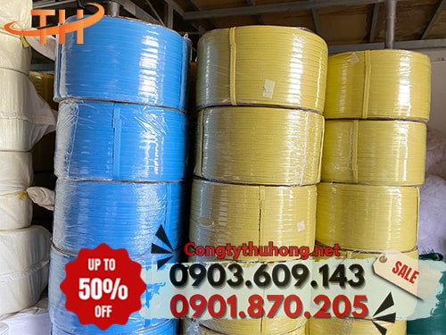 Dây đai PP xanh dương, vàng Dây đai PP giá gốc tại xưởng