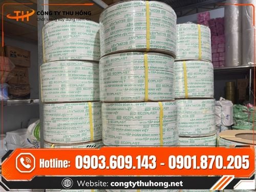 Dây đai nhựa PP in chữ Dây đai PP in chữ