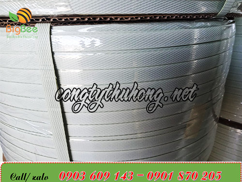 Dây đai pp trắng sữa 1f4 cuộn 10kg