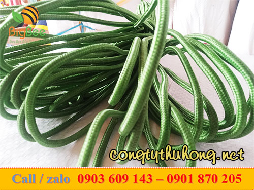 Dây dù xanh tròn độ dày 4li