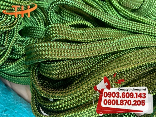 Dây dù dẹt xanh siêu bền Dây dù dẹt xanh siêu bền