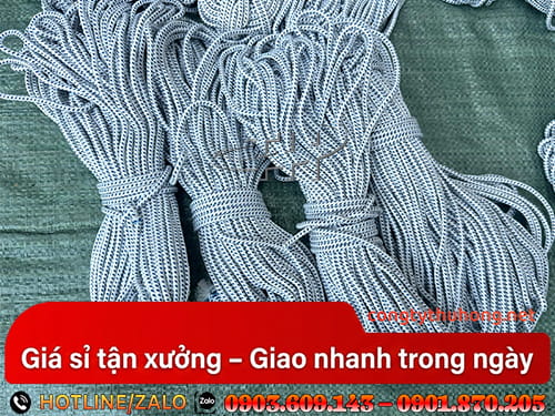 Dây dù mè trắng Dây dù mè trắng giá sỉ