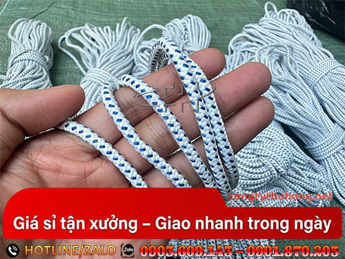 Dây dù mè trắng Dây dù mè trắng siêu chắc