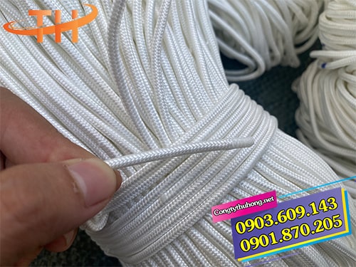 Dây dù tròn trắng Dây dù trắng giá rẻ