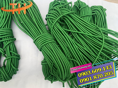 Dây dù tròn xanh siêu bền Dây dù tròn xanh siêu bền