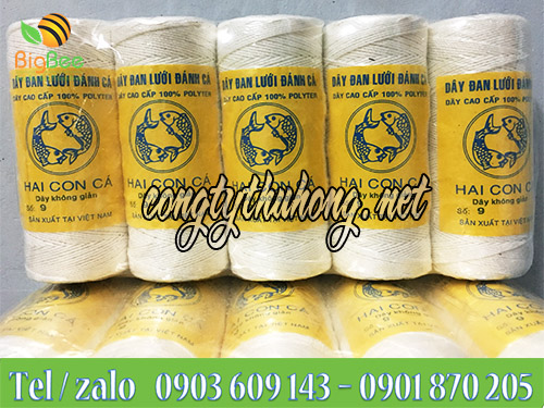 Dây nhợ trắng hiệu 2 con cá