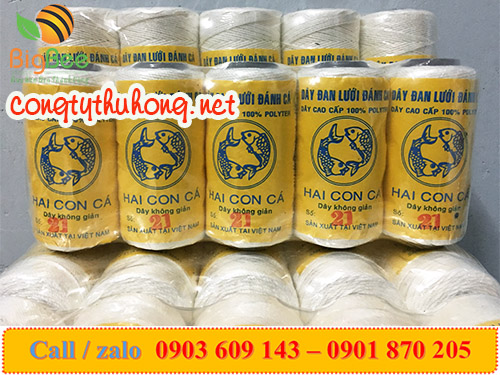 Cuộn dây nhợ số 21 hiệu 2 con cá