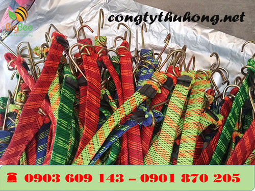 Dây ràng chở hàng bản dẹt 1,5cm nhiều màu