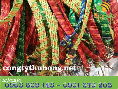 Dây ràng thun dẹt bản 1,5cm nhiều màu