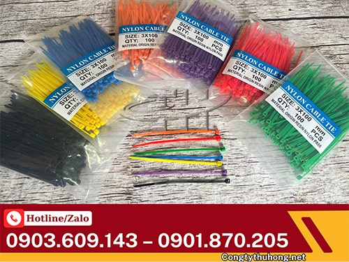 Dây rút nhựa Dây rút đủ màu sắc