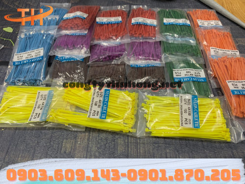 Dây rút nhựa 15cm nhiều màu