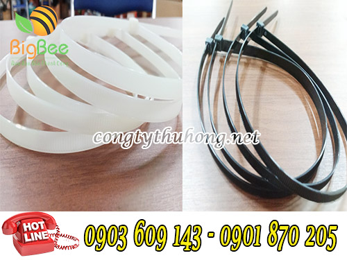 Dây rút nhựa, lạt nhựa 5 tấc