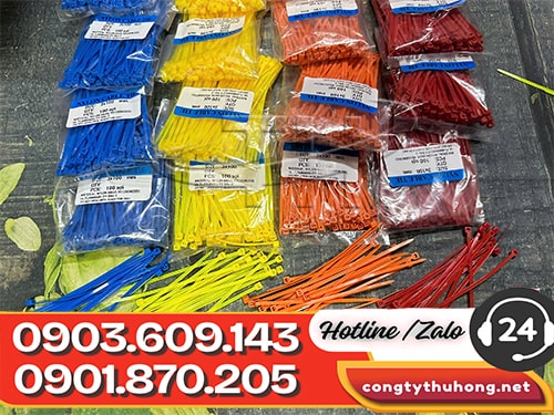 Rút nhựa đa màu Dây rút nhựa đa màu bền chắc