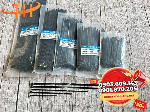 Dây rút nhựa đen Dây rút nhựa đen giá sỉ