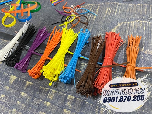 Dây rút nhựa màu 10cm Dây rút nhựa giá rẻ