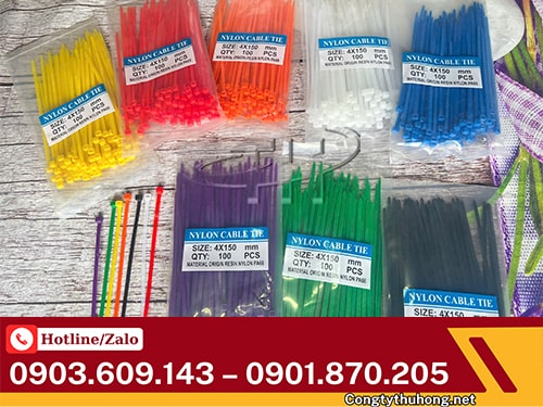 Dây rút nhựa Dây rút nhựa giá rẻ đủ màu sắc