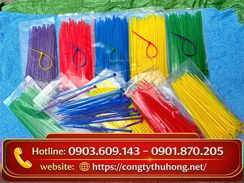 Dây rút nhựa màu Dây rút nhựa màu