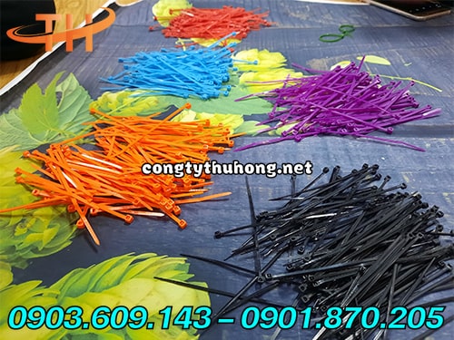 Dây rút nhựa màu chất lượng Dây rút nhựa màu chất lượng