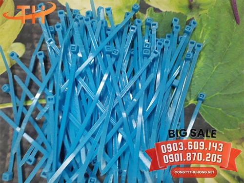 Dây rút nhựa màu xanh 10cm Dây rút nhựa màu xanh 10cm