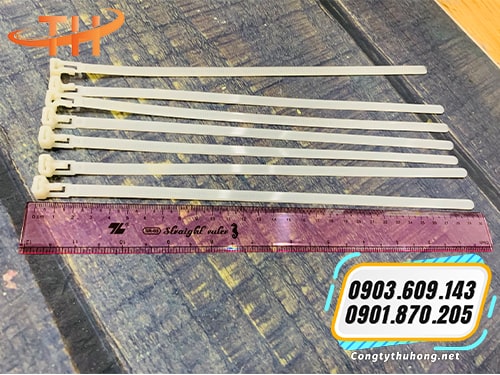 Dây rút nhựa tháo mở được Dây rút nhựa tháo mở được 30cm