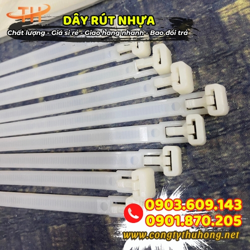 Dây rút nhựa tháo mở giá tốt Dây rút nhựa tháo mở giá tốt