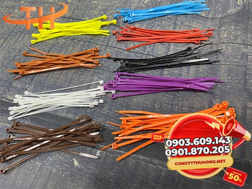 Dây rút nhựa trắng đen giá sỉ