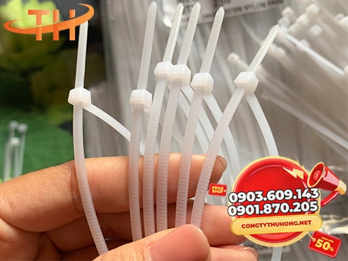 Dây rút nhựa trắng Dây rút nhựa trắng giá sỉ cho đại lý