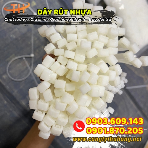 Dây rút nhựa trắng giá tốt Dây rút nhựa trắng giá tốt