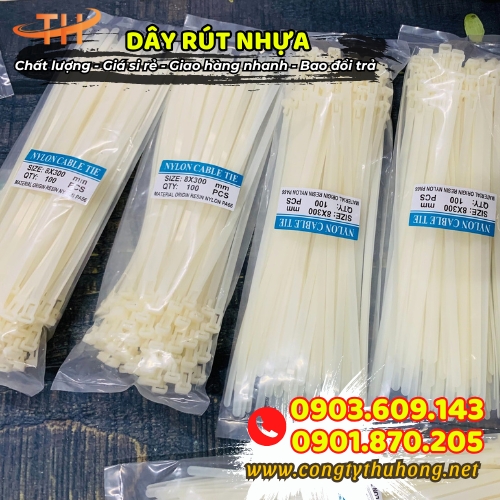 Dây rút nhựa trắng giá tốt Dây rút nhựa trắng giá tốt