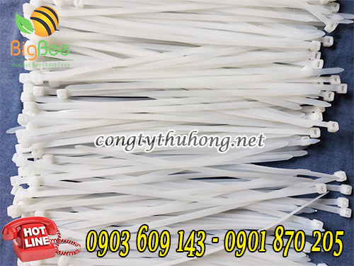 Dây rút nhựa trắng kt 8mm x 40cm